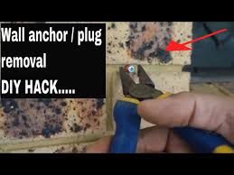 Remove Wall Anchors Plugs Diy