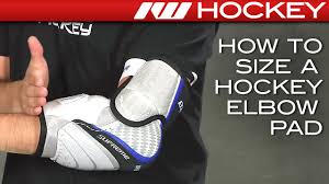 How To Size A Hockey Elbow Pad