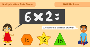 multiplication quiz game skills