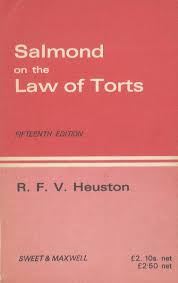 Notes prepared by university malaya law students: Salmond On The Law Of Torts Fifteenth Edition In Fair Condition Marsden Professional Law Book