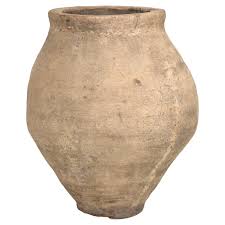 antique european huge clay pot planter