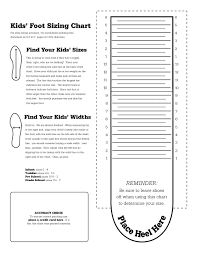 30 Printable Shoe Size Chart Simple Template Design