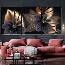 Bohemian design, or boho chic, celebrates the free spirited. Luxury Flower Painting Of Golden Leaf Monstera Simple Art Posters And Prints Pictures For Wall Decoration In Living Room Office Hot Sale Ace81 Cicig