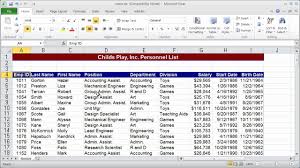 Working With Pivot Tables In Excel 2010 Part 1