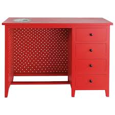 This piece is unique to, and created for, the (red) auction 2013. Red Polkadot Desk Red Desk Red Home Decor Kids Room Furniture