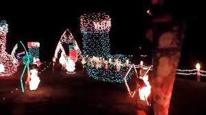 Christmas Light Display At Faucher House In Bear Delaware 2014
