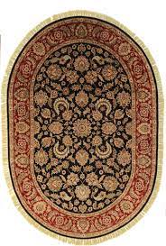 6 x 9 oval persian design rug 13592