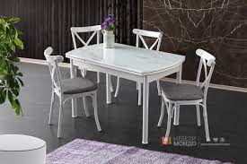 Всички материали, от които са изработени масите за хранене са висококачествени, безопасни за здравето и устойчиви. Komplekt Trapezna Masa I Stolove Belisima 74499 Na Top Ceni Mebeli Mondo Furniture Home Furniture Dining Chairs