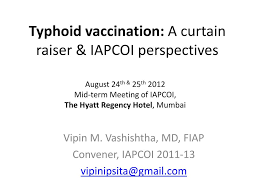 ppt typhoid vaccination a curtain