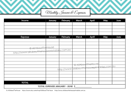 Free Printable Budget Worksheet Template And Printable Bud Planner
