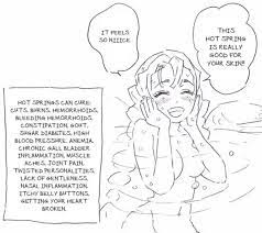 Mitsuri hot spring manga panel