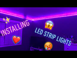 Putting Up My Led Strip Lights Tutorial Youtube