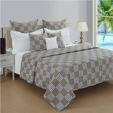 brown cly revoli queen bed spread