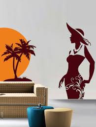 Buy Rising Sun On Beach Wall Art