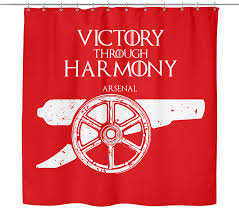 Also arsenal badge png available at png transparent variant. Download Hd Game Of Thrones House Arsenal Fc Shower Curtain Arsenal Forever Transparent Png Image Nicepng Com