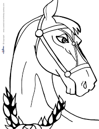 printable horse coloring page 2