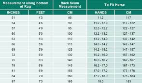 Horse Blanket Chart