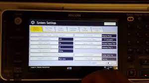Turn off the machine, and then turn it back on. Ricoh Mp Series Default Login Admin At Device Panel Youtube