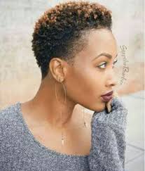 Short tapered haircut for women with short natural hair. Pin En Relaxed Curler Rods