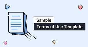 terms of use template termsfeed