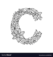 letter c coloring book for s