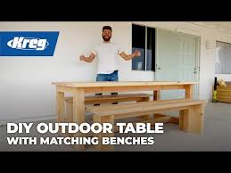 Outdoor Dining Table With Matching
