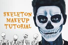 skeleton makeup tutorial with jordan