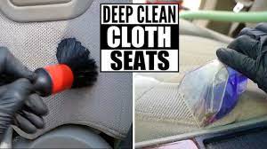 how to deep clean cloth car seats the