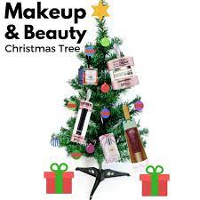 makeup and beauty christmas tree