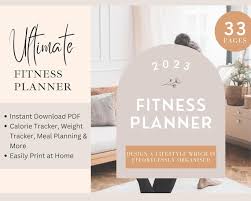2023 Fitness Planner Printable Pdf