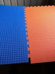 eva gym flooring mat mat size 1 x 1 meter