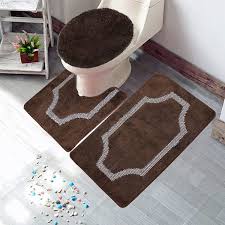 bathroom rug set bath rug contour mat