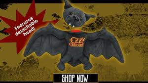Ozzy osbourne doesn't just sing about being on the crazy train — he's proved it. Ozzy S Plush Toy Bat With Detachable Head Marks 37 Years Since Infamous Incident Ctv News