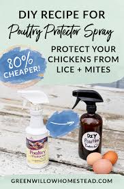 diy recipe poultry protector spray to
