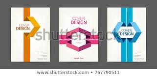 Book Cover Annual Report Design Layout Stock Vector Royalty Free