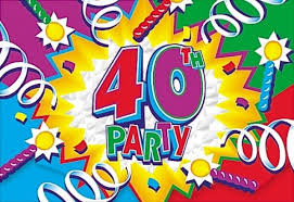40th Birthday Clip Art Beer 40th Birthday Backgrounds For