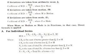 mean deviation coefficient of mean
