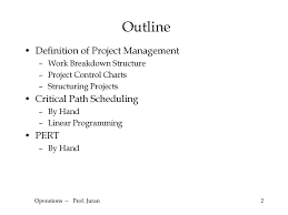 Project Management Operations Prof Juran Ppt Download