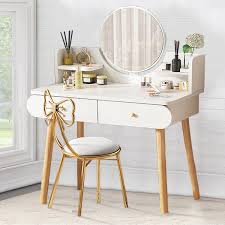 comeonroa modern vanity table with
