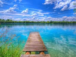 background beautiful nature lake blue