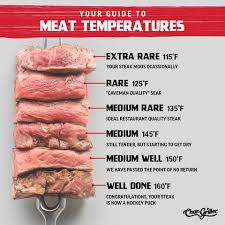 Guide To Meat Temperatures Steak Char Griller