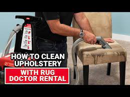 clean upholstery with rug doctor al