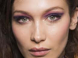 violet makeup is absolutely everywhere