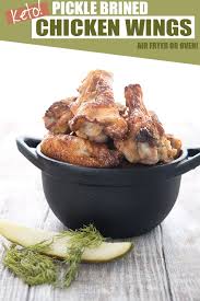 First, you would need a pot large enough to fit the chicken and the brine. Keto Pickle Brine Chicken Wings Atkins Diet