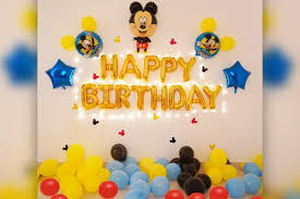 mickey mouse theme birthday party