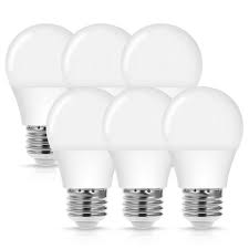 Yansun 40 Watt Equivalent 4w A15 Non Dimmable Led Light Bulb E26 Base In Daylight White 5000k 6 Pack H Qp4903e26 6 The Home Depot