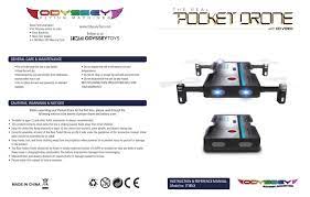 odyssey pocket drone v 01 10 user
