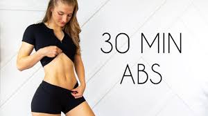 30 min slow intense abs workout for