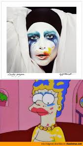 Parecidos razonables: Lady Gaga y Marge Simpson - Parecidos-razonables-Lady-Gaga-y-Marge-Simpson