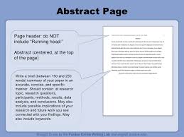 Research Paper Headings Apa Title Ppt Apd Experts Manpower Service